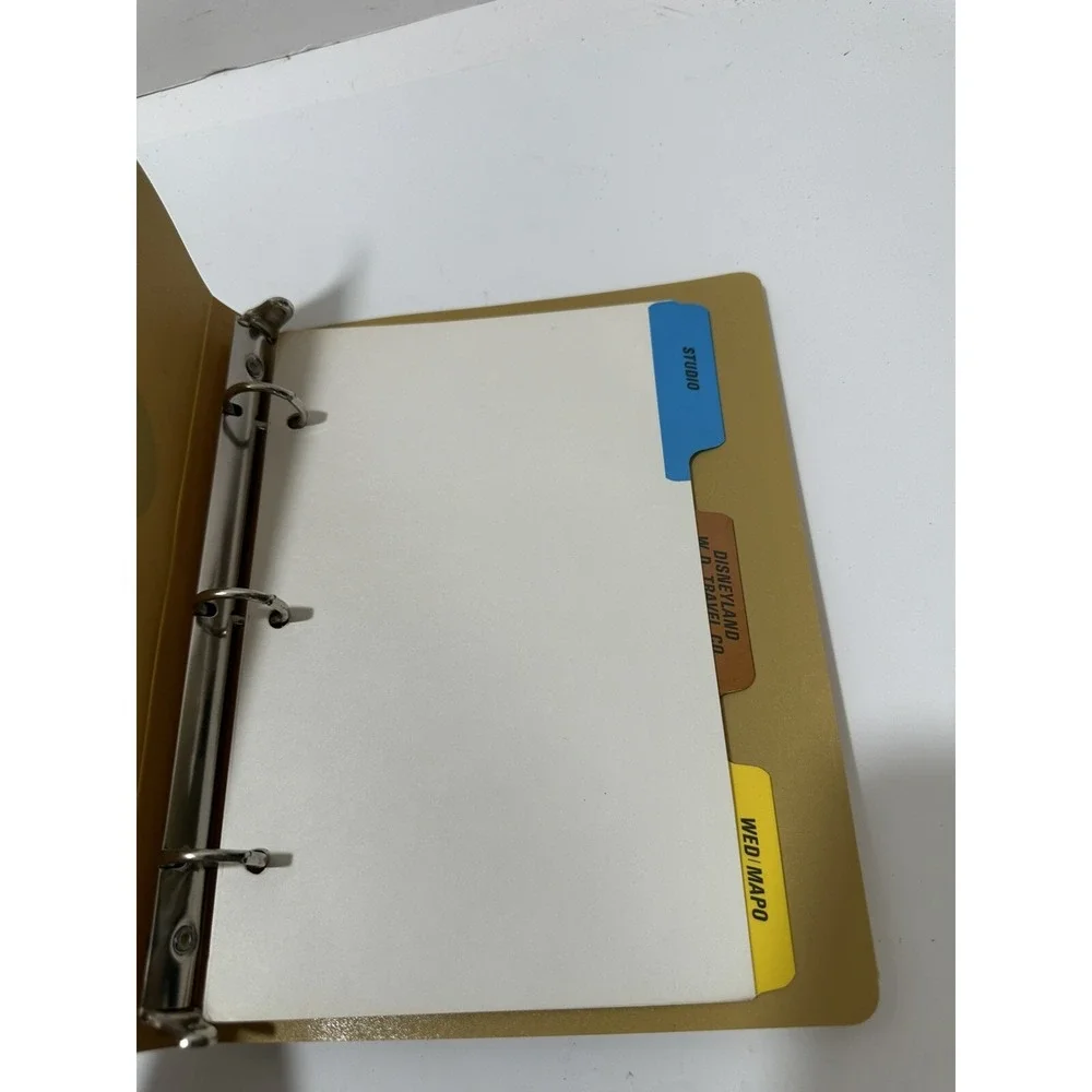 Rare 1982 Walt Disney Productions Executive Employee Telephone Directory Binder